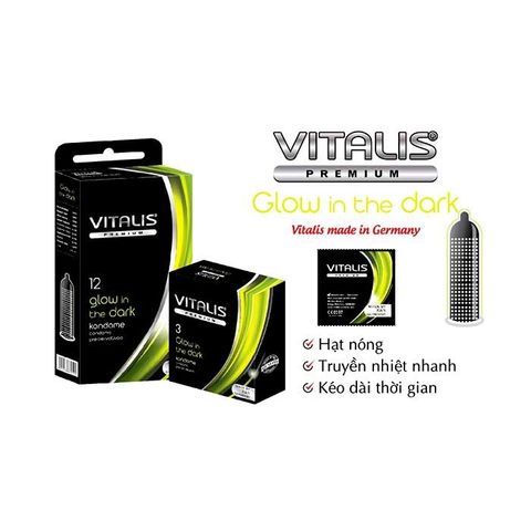 Bao cao su Vitalis Glow In The Dark 1