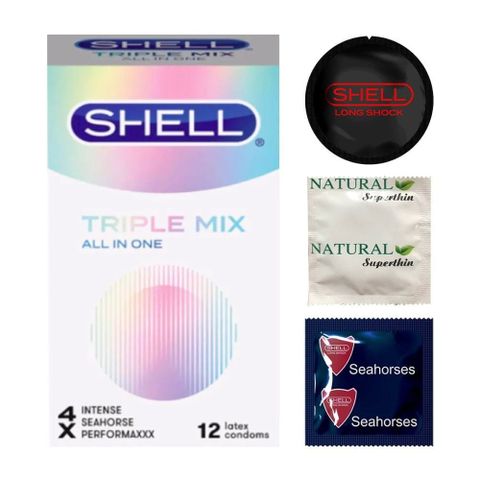 Bao cao su Shell Triple Mix