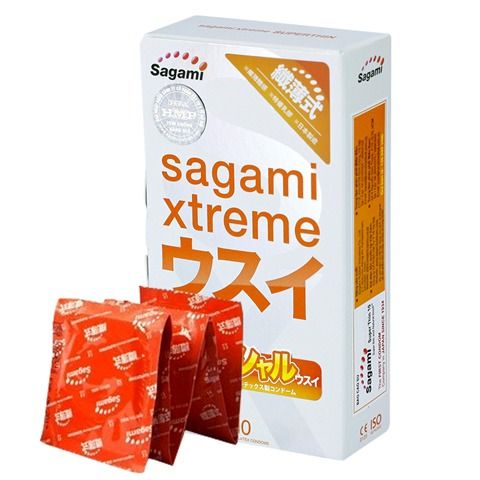 Bao cao su Sagami si&ecirc;u mỏng với sự l&agrave;nh t&iacute;nh tối đa