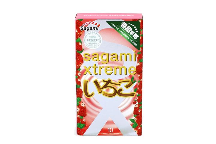 Bao cao su Sagami Xtreme Strawberry
