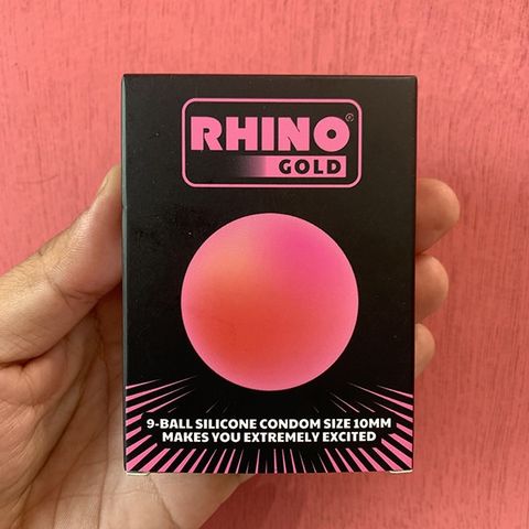 Bao cao su Rhino Gold k&egrave;m bi