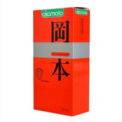 Hộp Bao Cao Su Okamoto Skinless Skin Strawberry