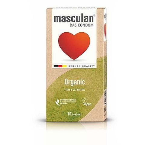 (Hộp 10 Cái) Bao Cao Su Masculan Organic – Hữu cơ – chính hãng