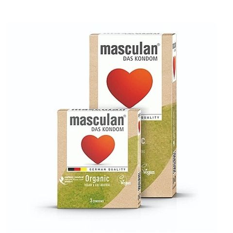 (Hộp 10 Cái) Bao Cao Su Masculan Organic – Hữu cơ – chính hãng - hình ảnh thực tế