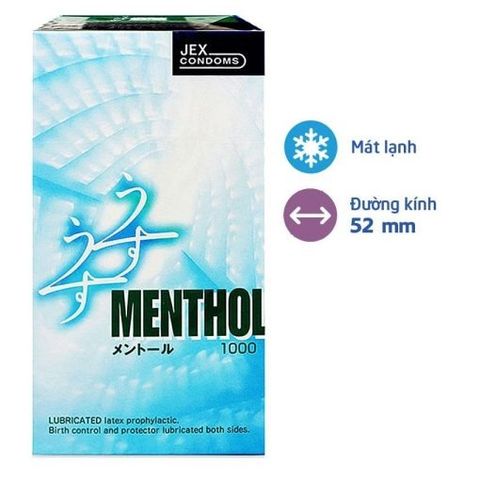 Bao Cao Su Jex UsuUsu Menthol