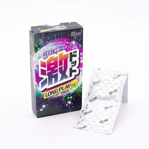 (Chính hãng) Bao Cao Su Jex Long Play Type Kéo Dài Thời Gian Siêu Mỏng Siêu Gai 8s Cao cấp - hình ảnh thực tế
