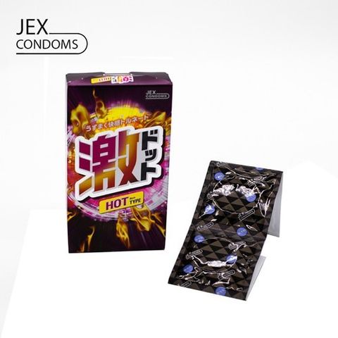 Bao Cao Su Jex Hot Type Si&ecirc;u Mỏng Si&ecirc;u Gai