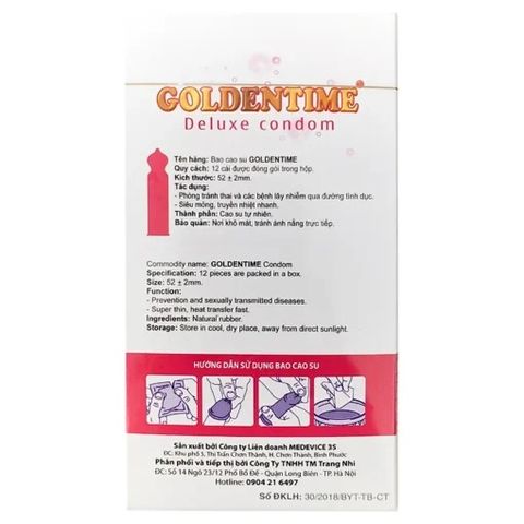 Bao Cao Su Goldentime Superthin