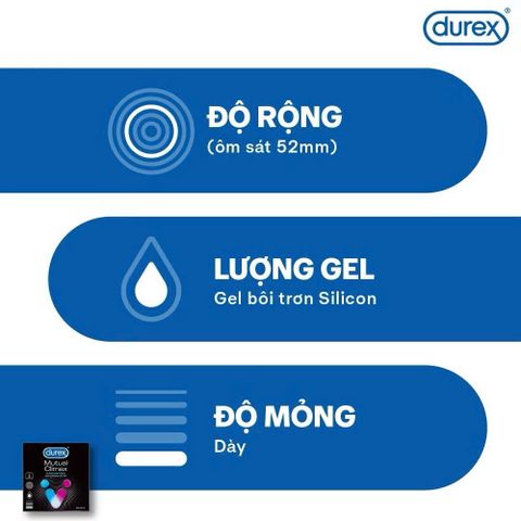 Bao Cao Su Durex Mutual Climax 3in1