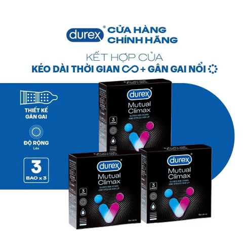 Bao Cao Su Durex Mutual Climax - l&agrave;nh t&iacute;nh v&agrave; Hiệu Quả