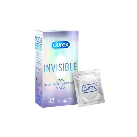 Hộp 10 C&aacute;i Bao Cao Su Durex Invisible Extra Thin