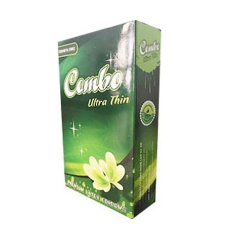 (Hộp 10 Cái) Bao Cao Su Combo Ultra Thin Trơn Mỏng Chính Hãng