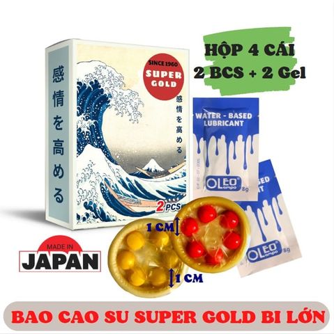 Bao Cao Su Bi Lớn Super Gold Nhật Bản