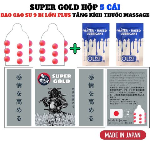Chất liệu cao cấp của Bao Cao Su 9 Bi Super Gold