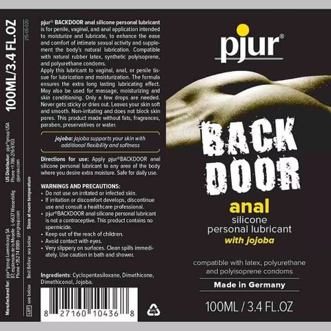 Pjur Back Door Relaxing