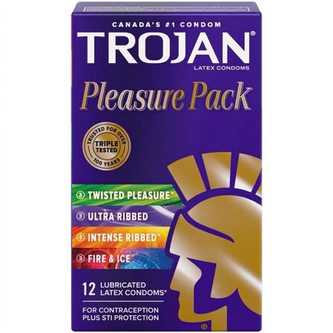 Bao cao su Trojan Pleasure Pack
