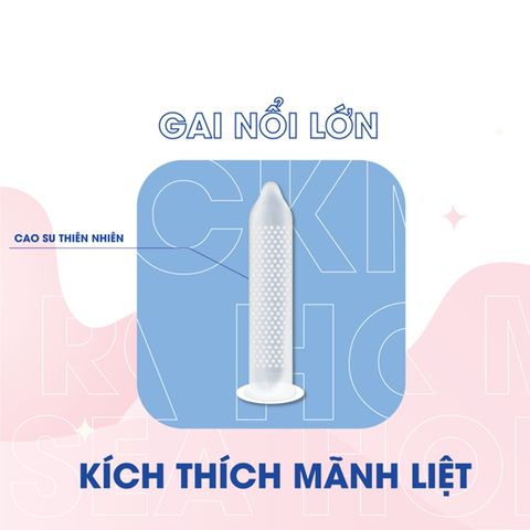 Thiết kế Bao Cao Su Rocmen Sea Horse Spikes