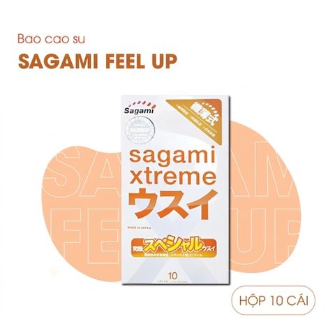 Bao Cao Su Si&ecirc;u Mỏng Sagami Xtreme Super Thin 1