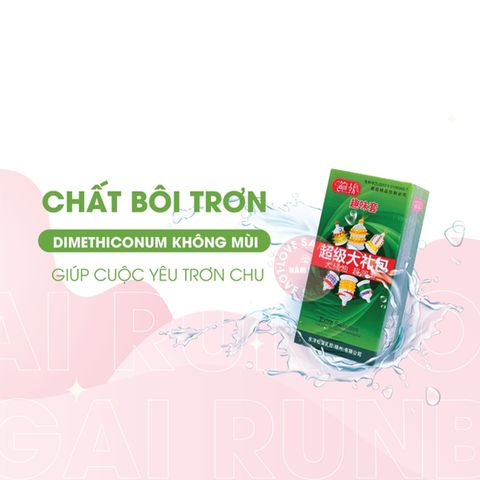 Bao Cao Su Gai Bi Lớn Runbo - Chất liệu cao cấp