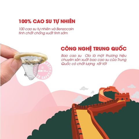 Thiết kế Bao Cao Su OLO 0.01 Red