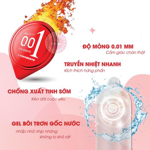 Bao Cao Su Si&ecirc;u Mỏng OLO