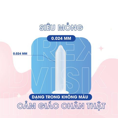 Bao cao su Durex Invisible