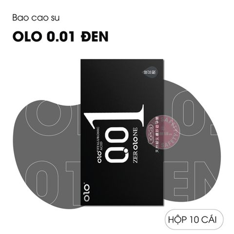 Bao Cao Su OLO Đen Si&ecirc;u Mỏng