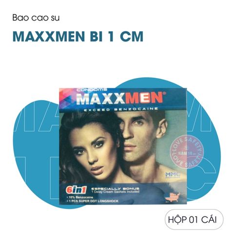 Bao Cao Su Maxxmen 6 Bi To 1cm