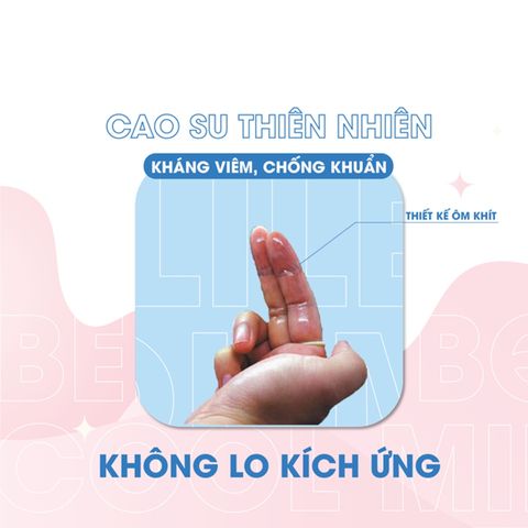 Bao Cao Su Ng&oacute;n Tay Beilile QQ Cool Mint
