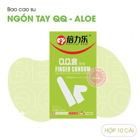 Bao Cao Su Ng&oacute;n Tay Beilile QQ Aloe