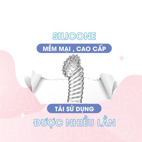 H&igrave;nh ảnh Bao Cao Su Ng&oacute;n Tay G&acirc;n Gai Lớn Aichao G Spot 2