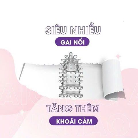 Bao Cao Su Ng&oacute;n Tay Gai Nổi Lớn Aichao A Spot 4