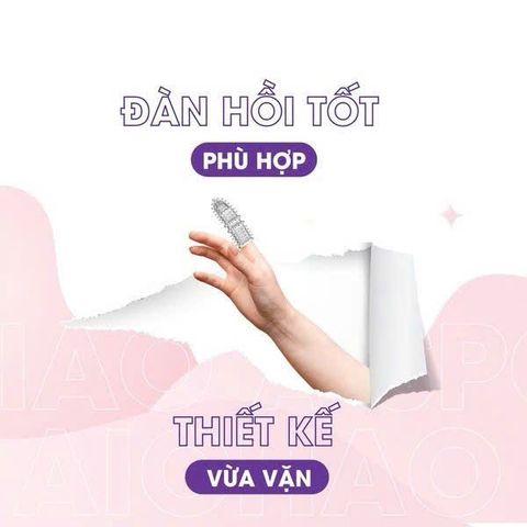 Bao Cao Su Ng&oacute;n Tay Gai Nổi Lớn Aichao A Spot 4