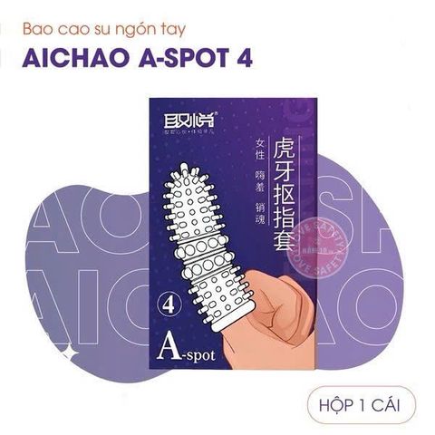 Bao Cao Su Ng&oacute;n Tay Gai Nổi Lớn Aichao A Spot 4