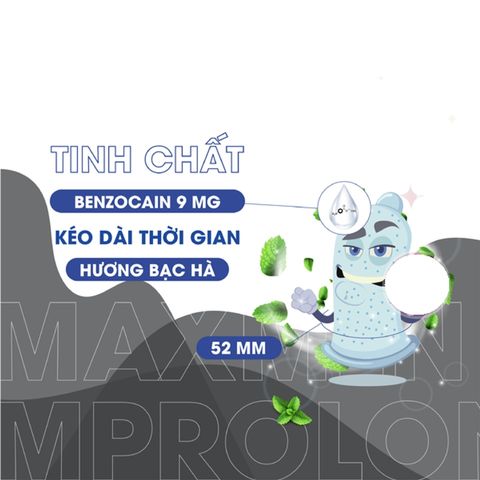 H&igrave;nh ảnh Bao Cao Su K&eacute;o D&agrave;i Thời Gian Maxxmen 5in1 ProLong