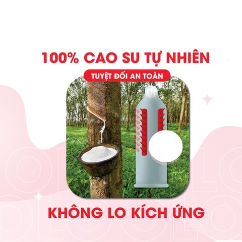Mặt trước bao cao su Olo