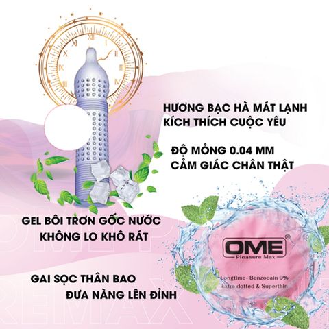 Bao Cao Su Ome Pleasuremax