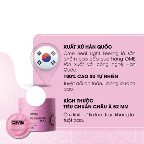 Bao Cao Su Ome Pleasuremax