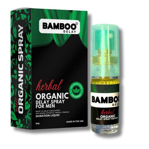 USA Bamboo Herbal Organic Delay Spray For Men - Chai 5ml