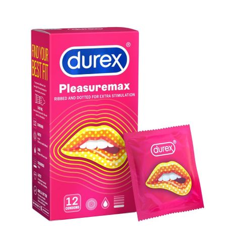 Hộp 12 c&aacute;i bao cao su Durex Plesumax