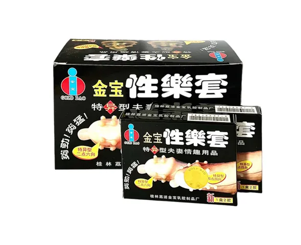 Hộp 20 c&aacute;i Bao cao su Gold Bi