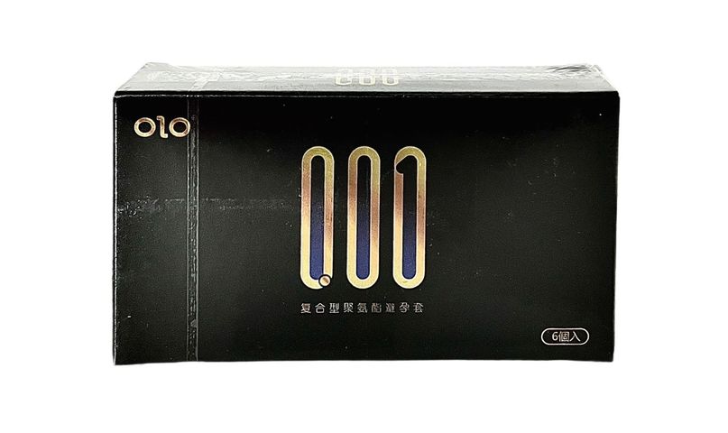 HỘP 6 C&Aacute;I BAO CAO SU OZO ĐEN SI&Ecirc;U MỎNG 001