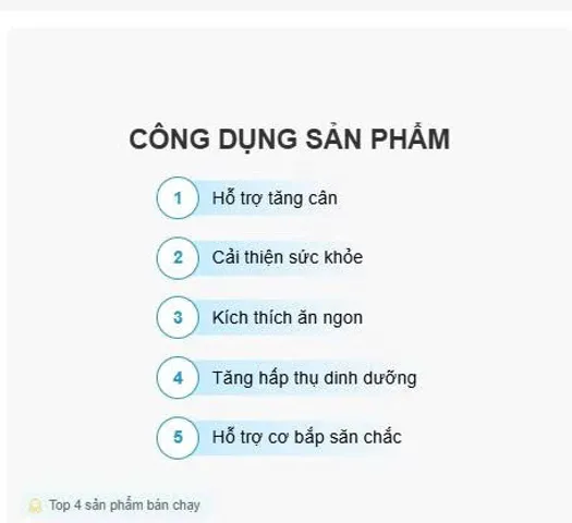 Vi&ecirc;n uống hỗ trợ tăng c&acirc;n Vitamin TP Th&aacute;i Lan