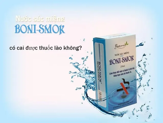 [HỎI/ĐÁP] Dùng Boni Smok có cai được thuốc lào không?