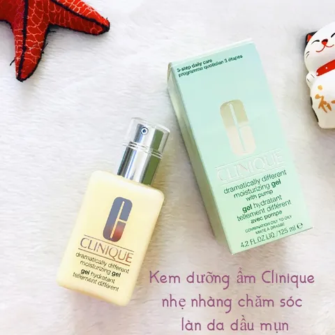 Review kem dưỡng ẩm Clinique cho da dầu mụn- dưỡng da sáng khỏe, mịn màng