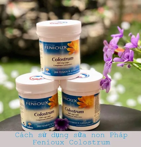 Cách sử dụng sữa non Pháp Fenioux Colostrum đúng chuẩn cho bé yêu