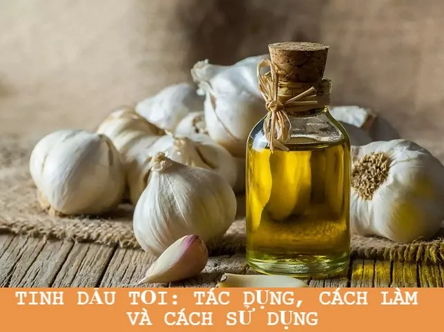 Tinh dầu tỏi: tác dụng, cách làm và cách uống đúng chuẩn