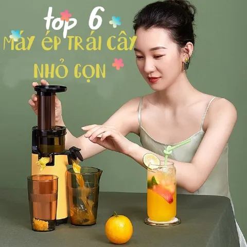 Top 6 máy ép trái cây nhỏ gọn phù hợp ví tiền của bạn 2026