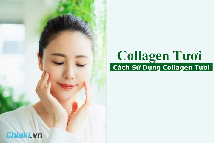 Collagen tươi là gì? Cách sử dụng Collagen tươi đạt hiệu quả cao