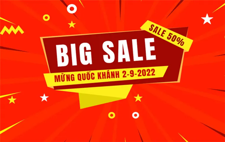 Mừng Quốc Khánh - Chiaki sale thả phanh ưu đãi lên đến 50%